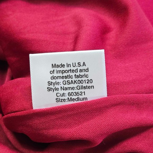 NWT Katie May Glisten Open Back Long Sleeve Dress Ruby Size M - Picture 12 of 13